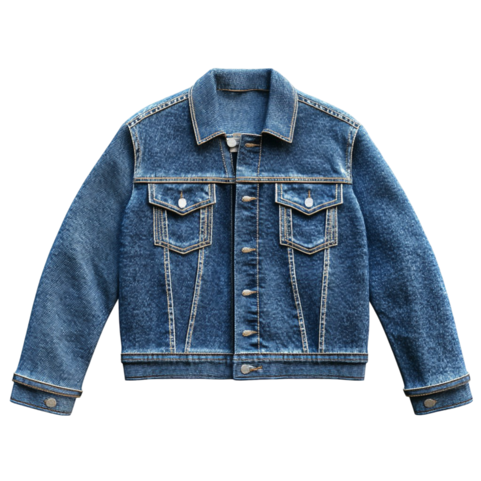 Denim Jacket on Transparent Background png