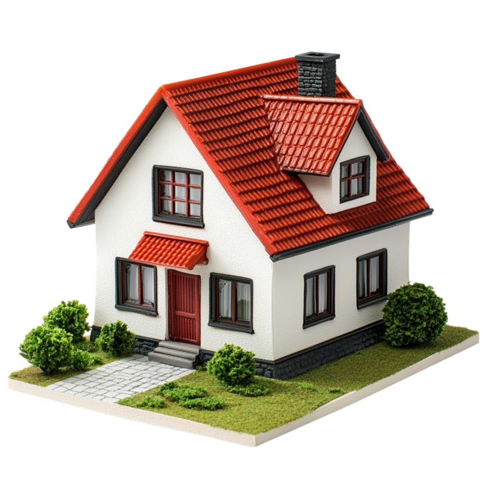 house model on transparent background png