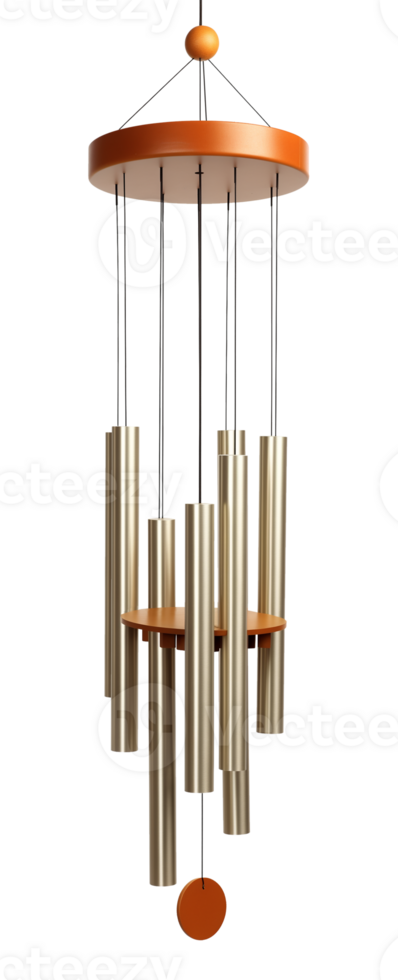 Tube Wind Chime Isolated on Transparent Background png