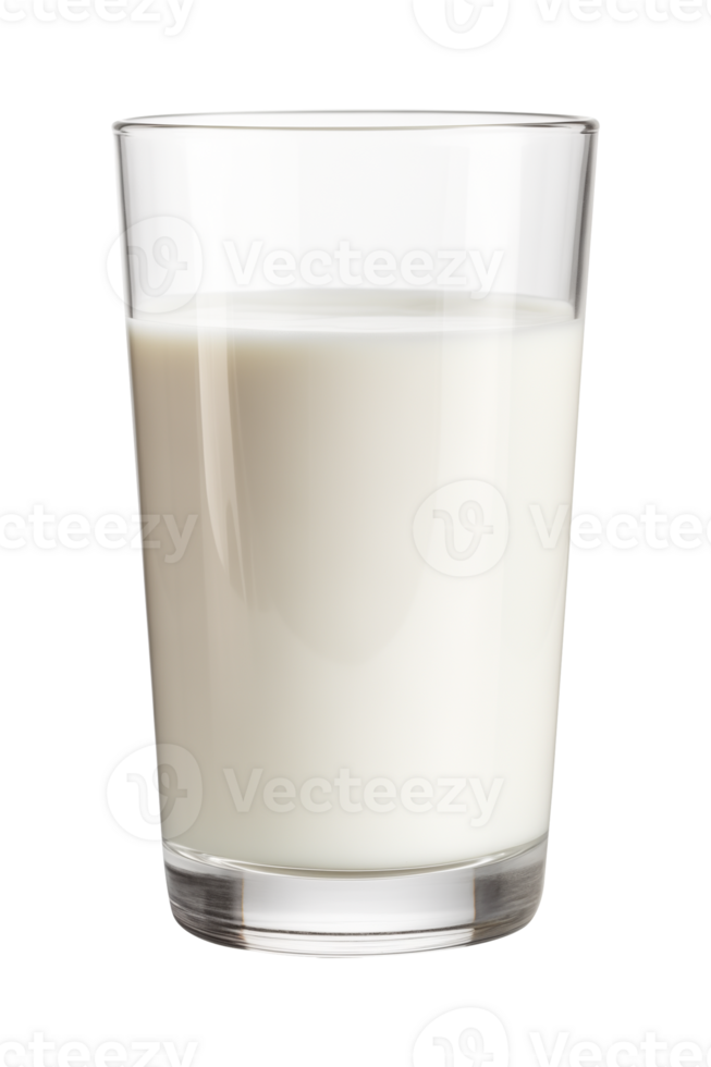 Glass of Milk Isolated on Transparent Background png