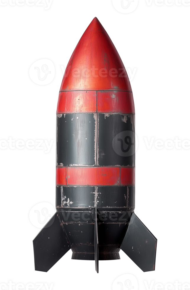 Missile Bomb Isolated on Transparent Background png
