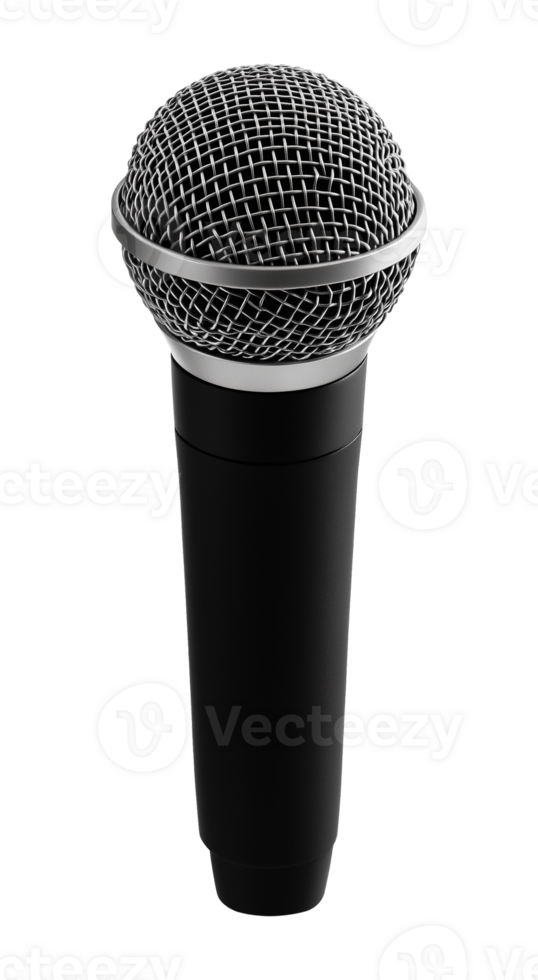 Microphone Isolated on Transparent Background png