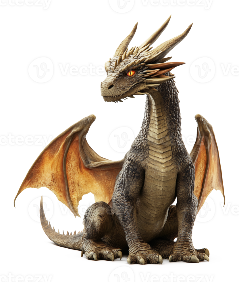 Dragon Isolated on Transparent Background png