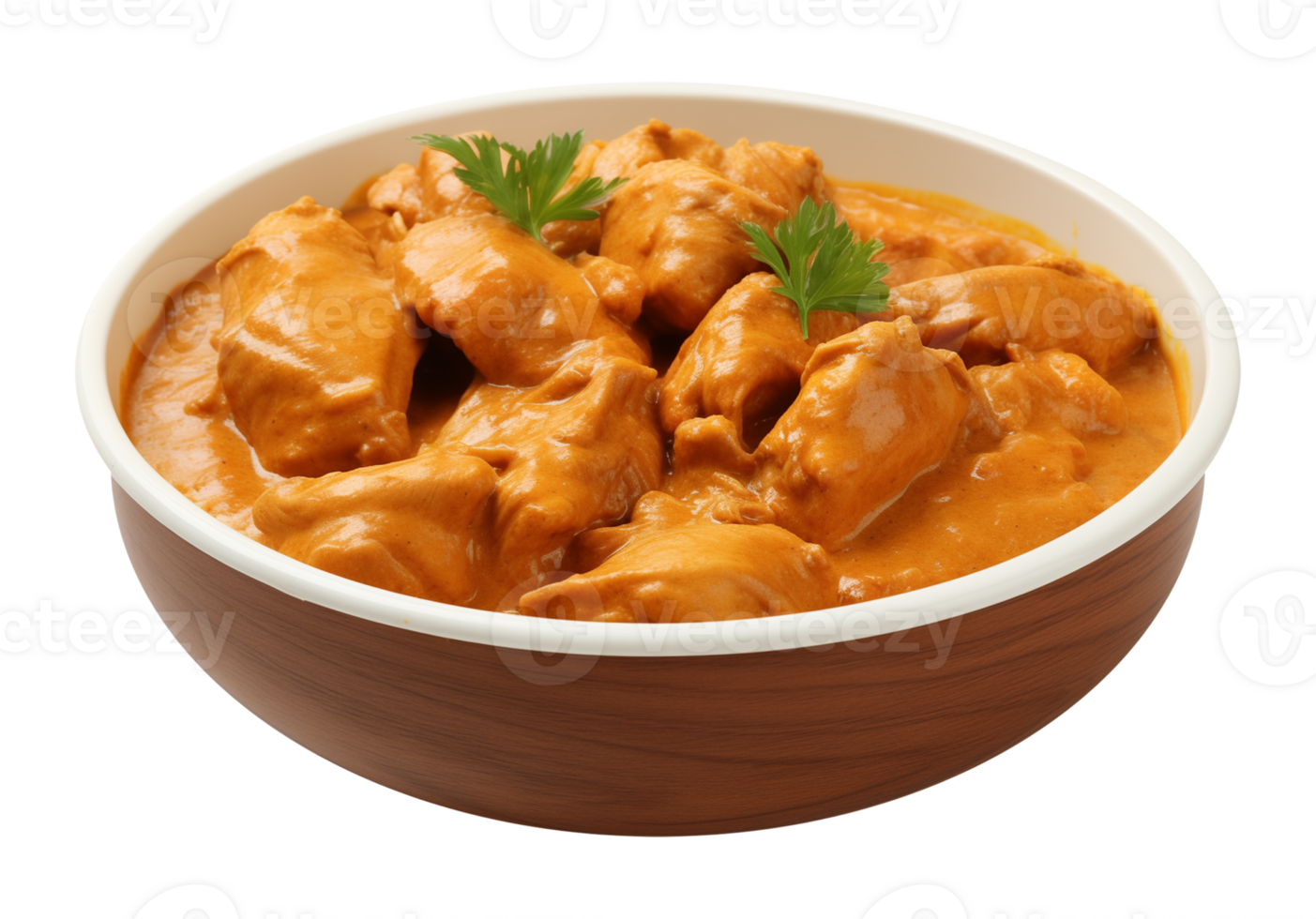 Chicken Curry Bowl Isolated on Transparent Background png