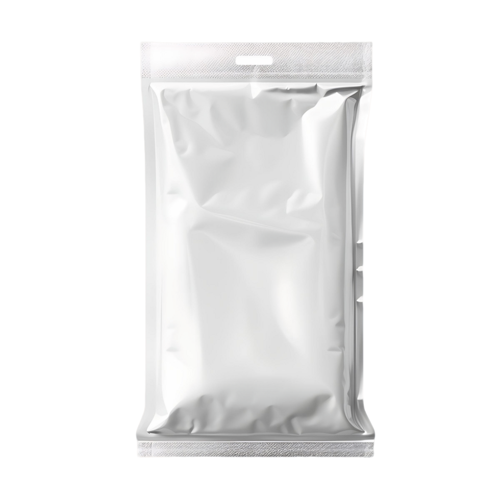 A white plastic bag with a clear plastic top isolated on transparent background png