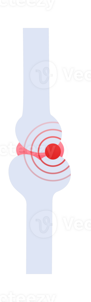Joint inflammation causing severe pain in bones and cartilage png
