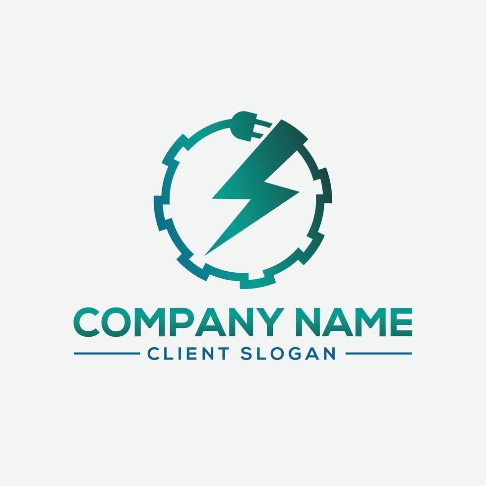 Power and charging logo vector