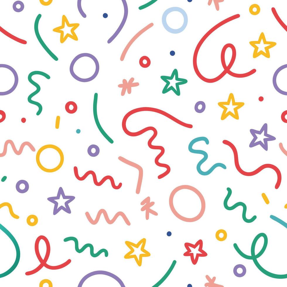 a colorful pattern with stars and stars vector