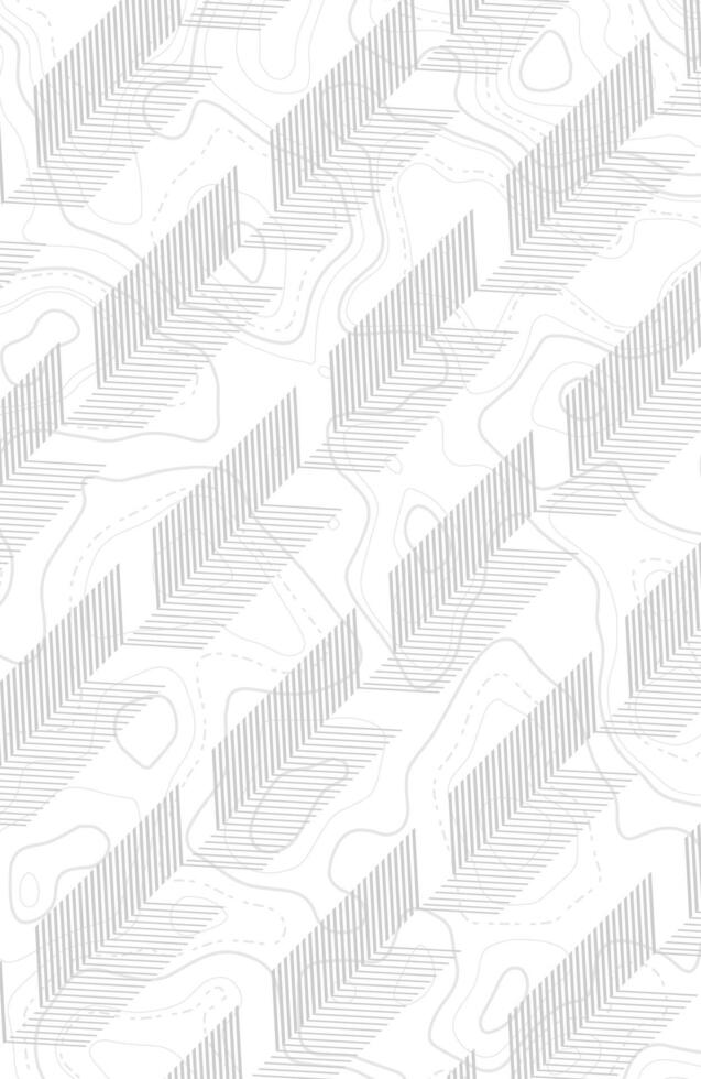 White lines abstract background with topographic pattern modern design illustration template vector