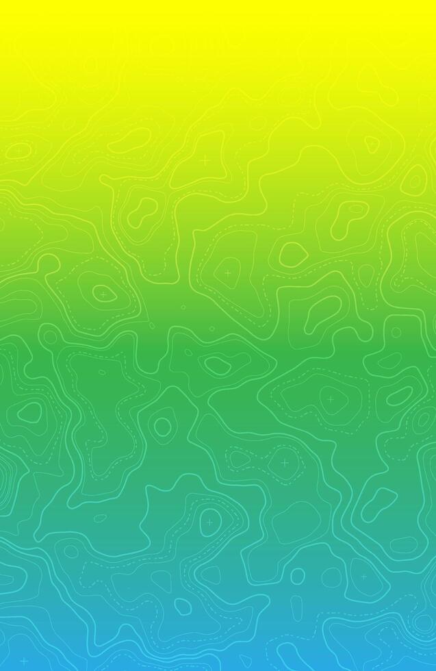 Yellow and green gradient topographic abstract background with modern design illustration template vector