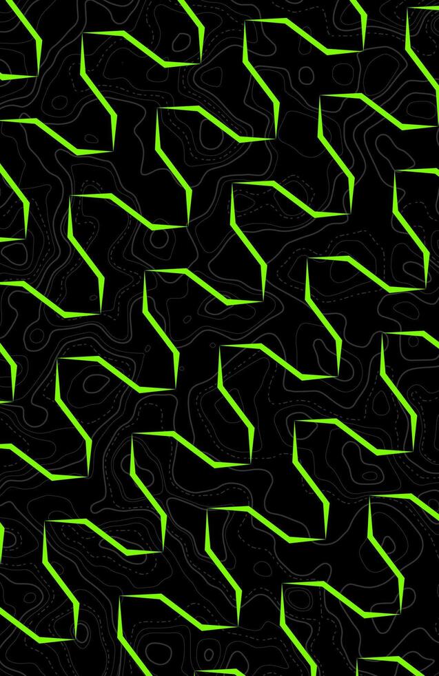 Black and green abstract background with grunge texture and modern design illustration vector