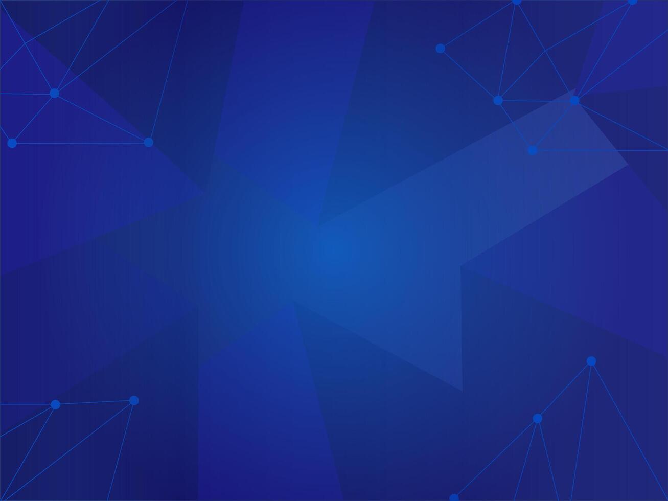 simple blue background with blockchain technology vector
