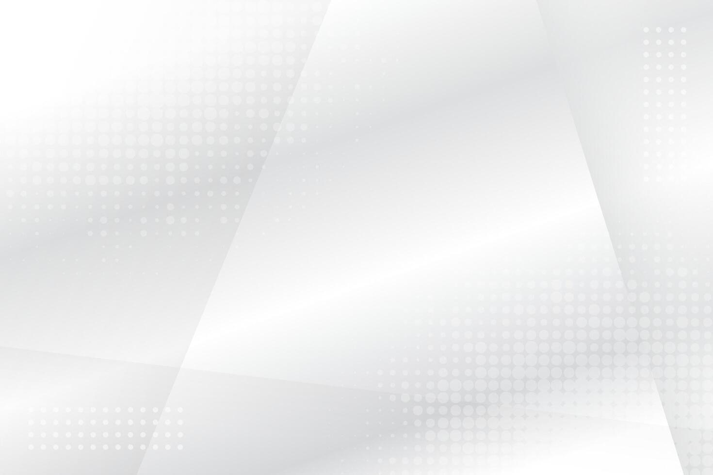 Abstract white and grey color background. Technology modern design. . Illustration. dot pattern on upper and bottom side. vector