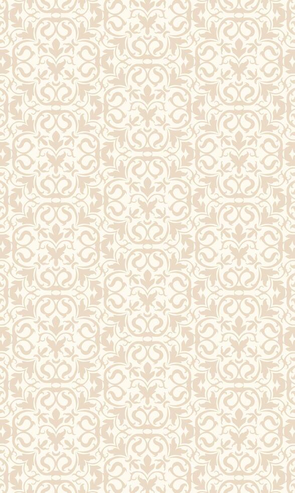 Luxury abstract vintage damask pattern decorative wallpaper vector