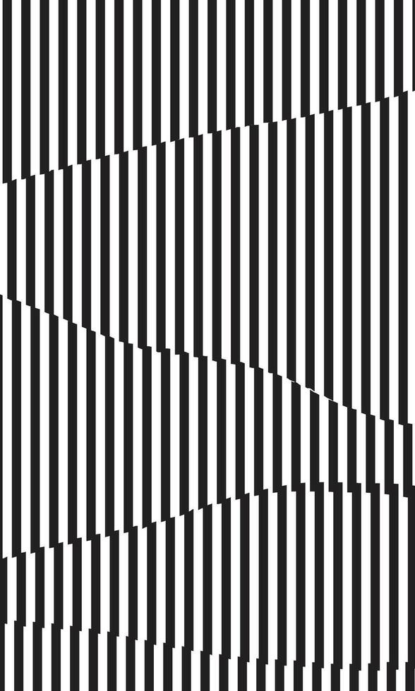Abstract wallpaper of black and white stripes pattern cut out vector