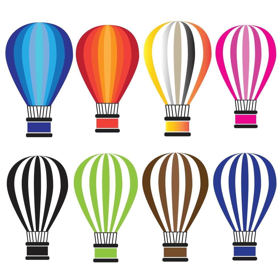 Air balloon design vector