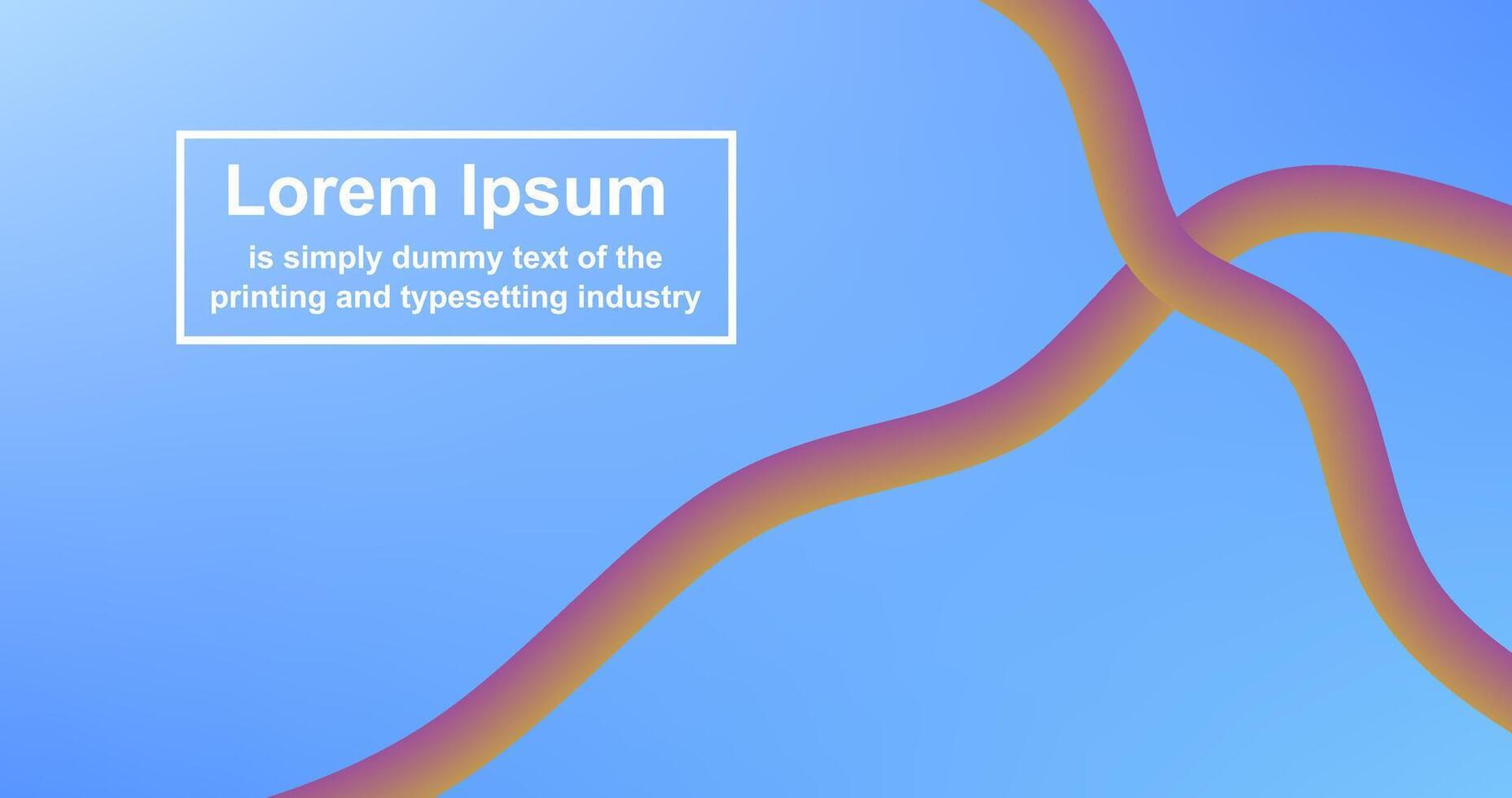 Blue Abstract Background and Gradient Path vector