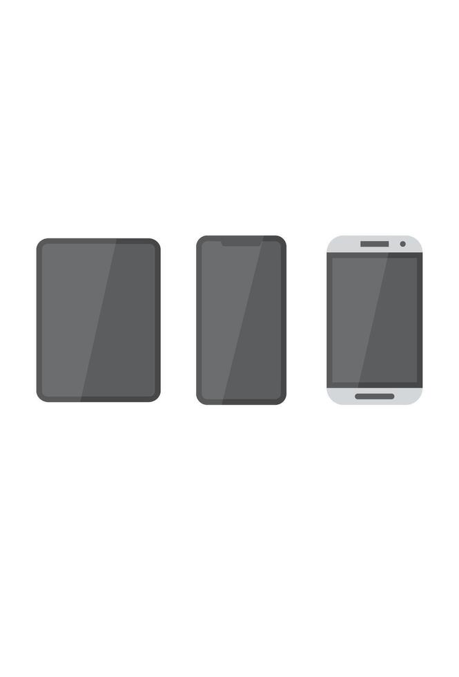 device icons various sizes for design vector