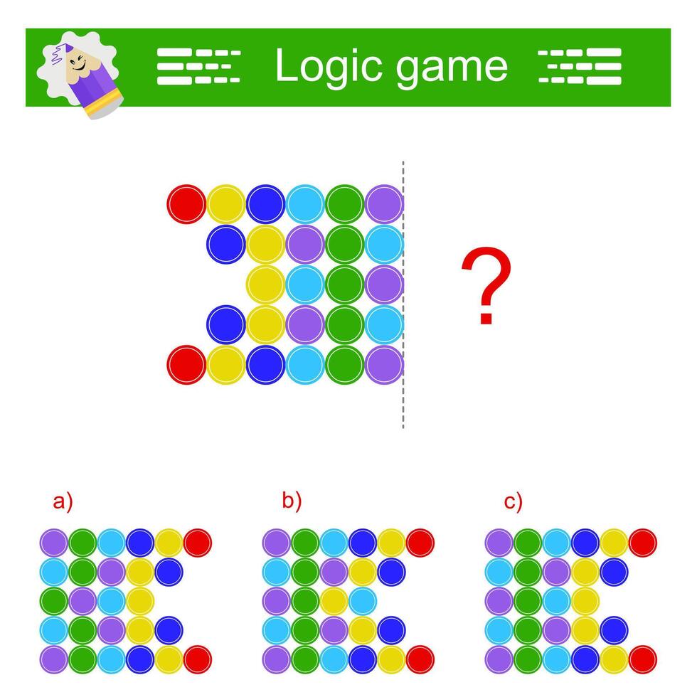 Logic game. Find the correct net. vector