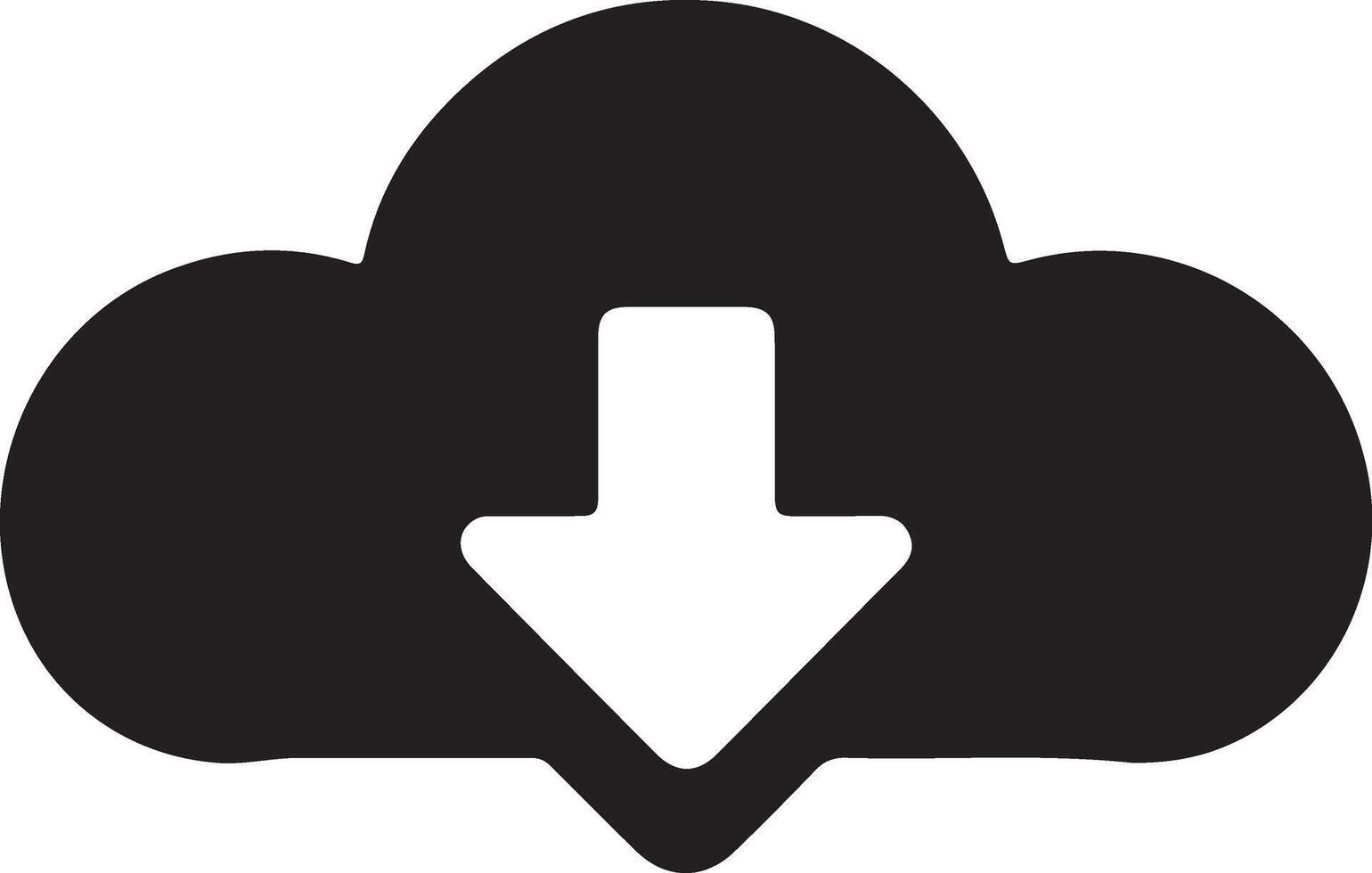 Cloud Silhouette , Cloud Upload Icon vector