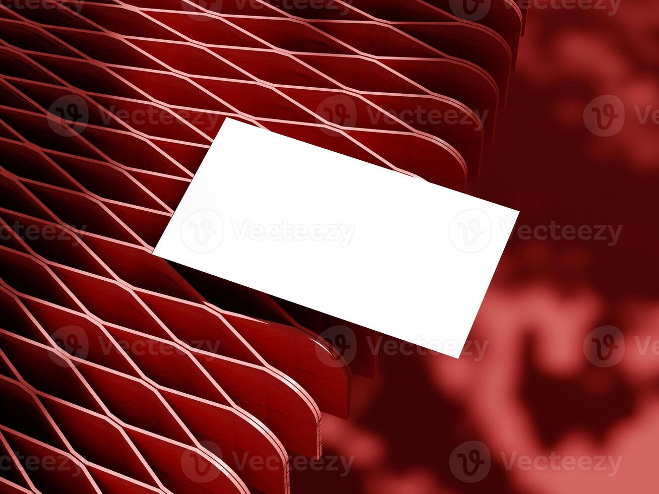 Business card on elegant background mockup photo