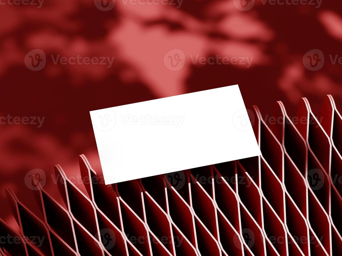 Business card on elegant background mockup photo