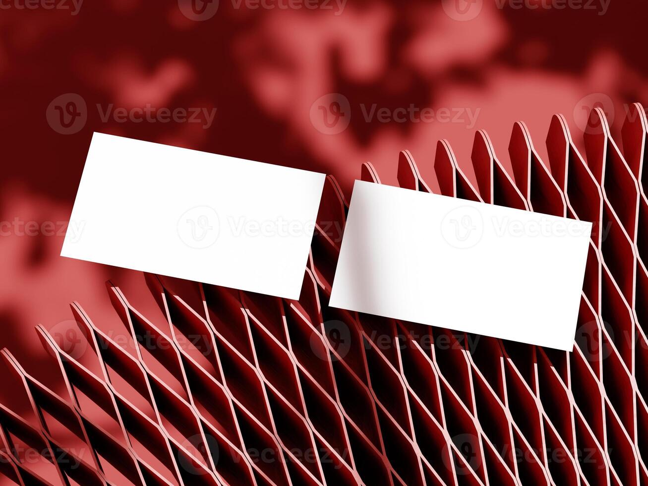 Business card on elegant background mockup photo