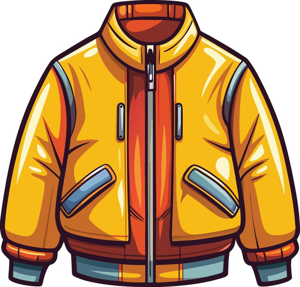 Patterned Bomber Jacket vector