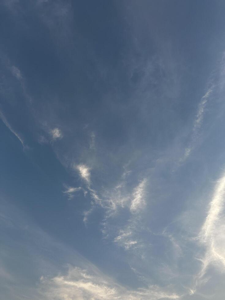 Cloudscape Against a Vibrant Blue Sky photo