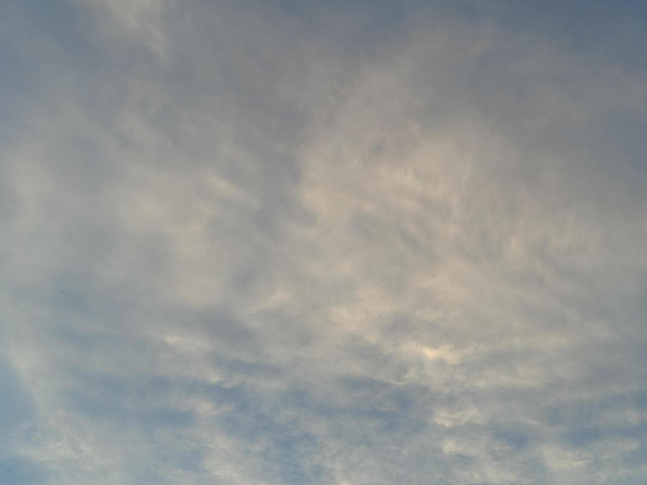 Cloudscape Against a Vibrant Blue Sky photo
