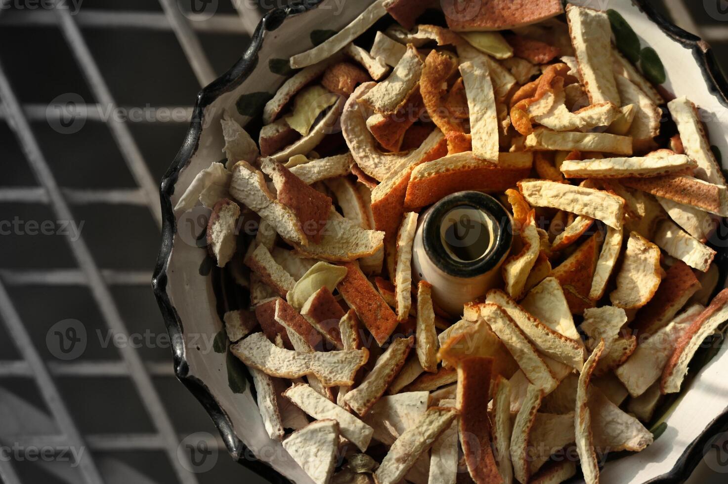 a bowl of chopped up fruit photo