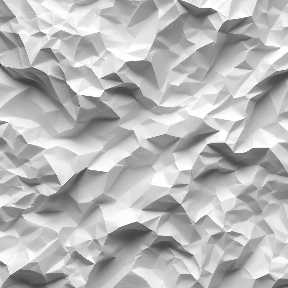 crumpled paper texture in grayscale photo