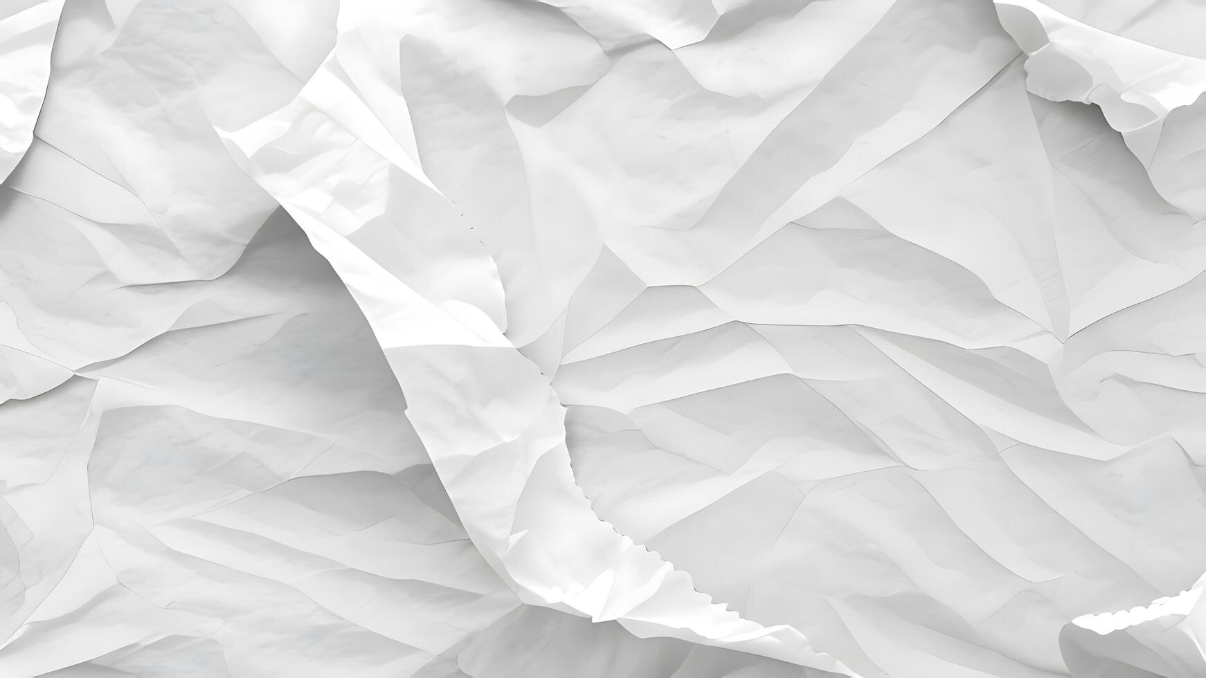 crumpled paper texture in grayscale photo