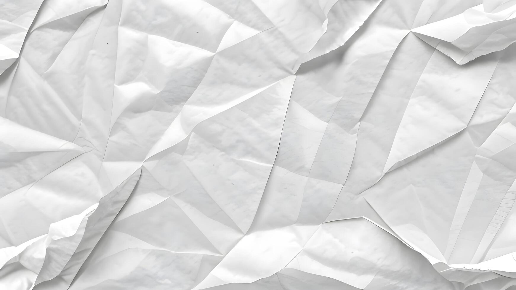 crumpled paper texture in grayscale photo