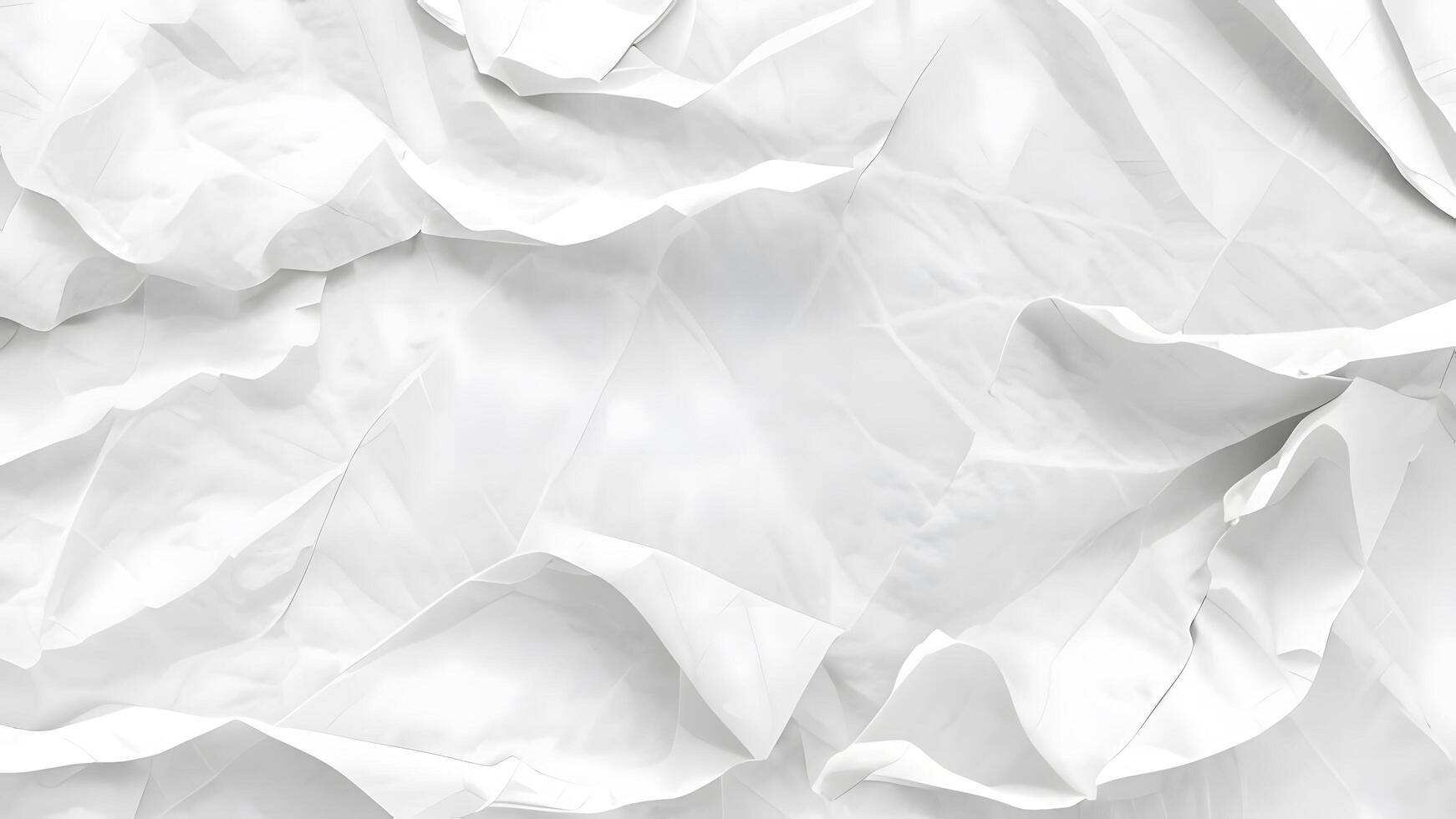crumpled paper texture in grayscale photo