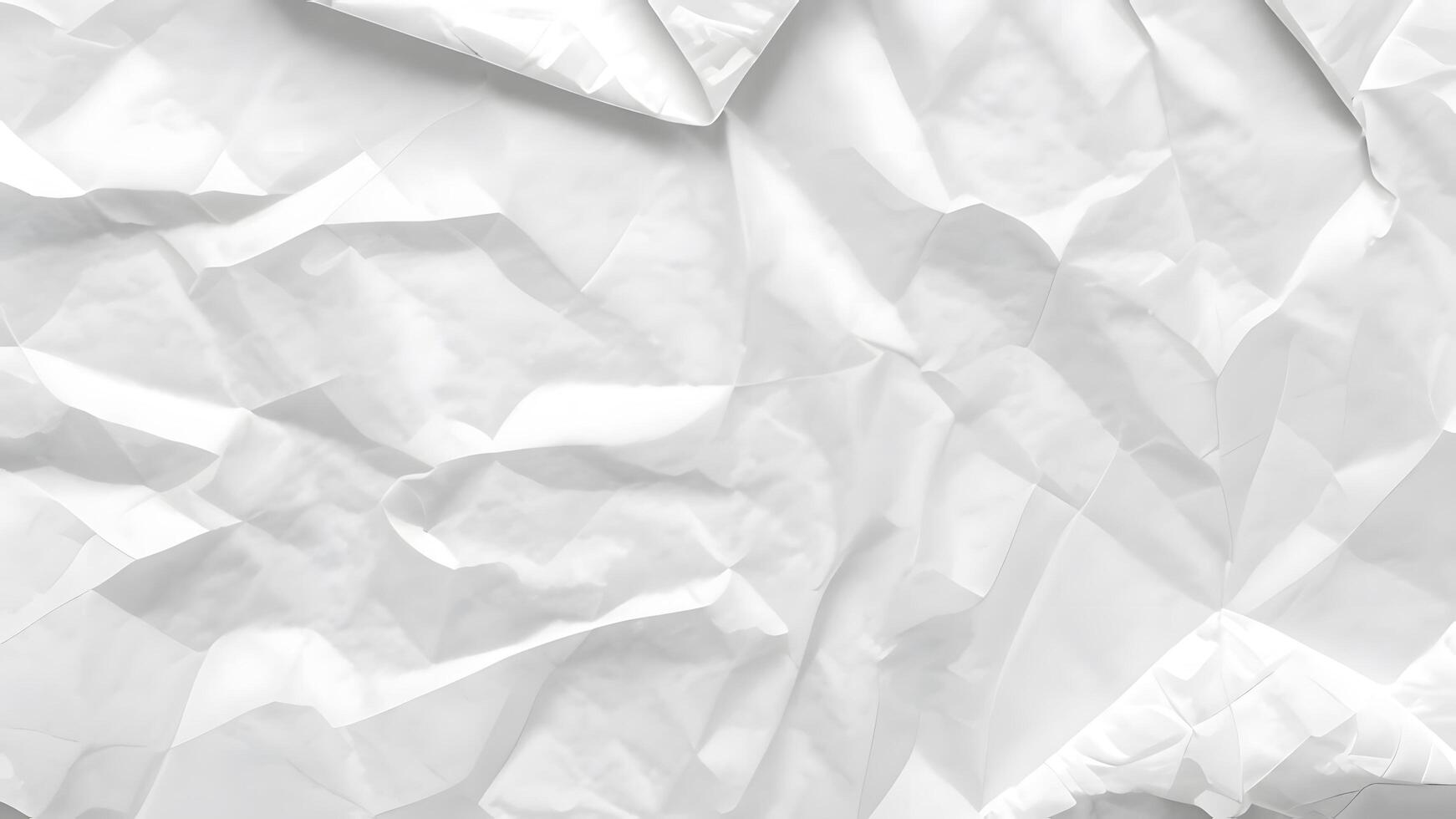 crumpled paper texture in grayscale photo