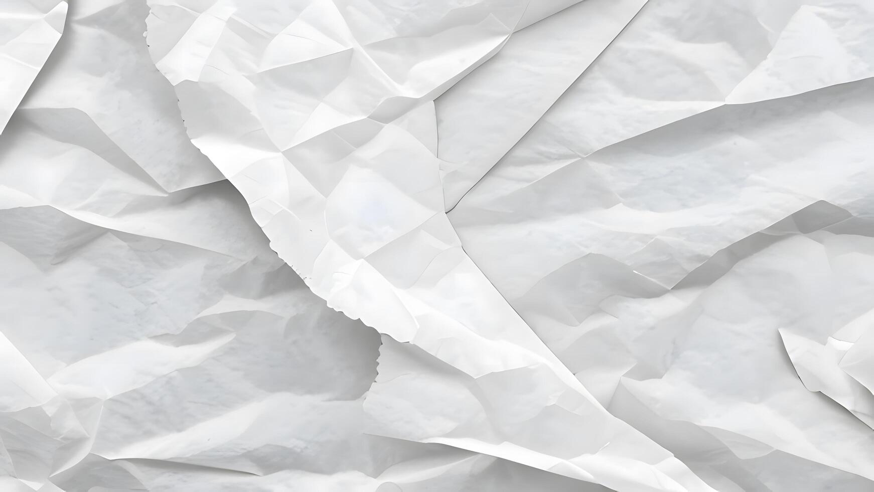 crumpled paper texture in grayscale photo