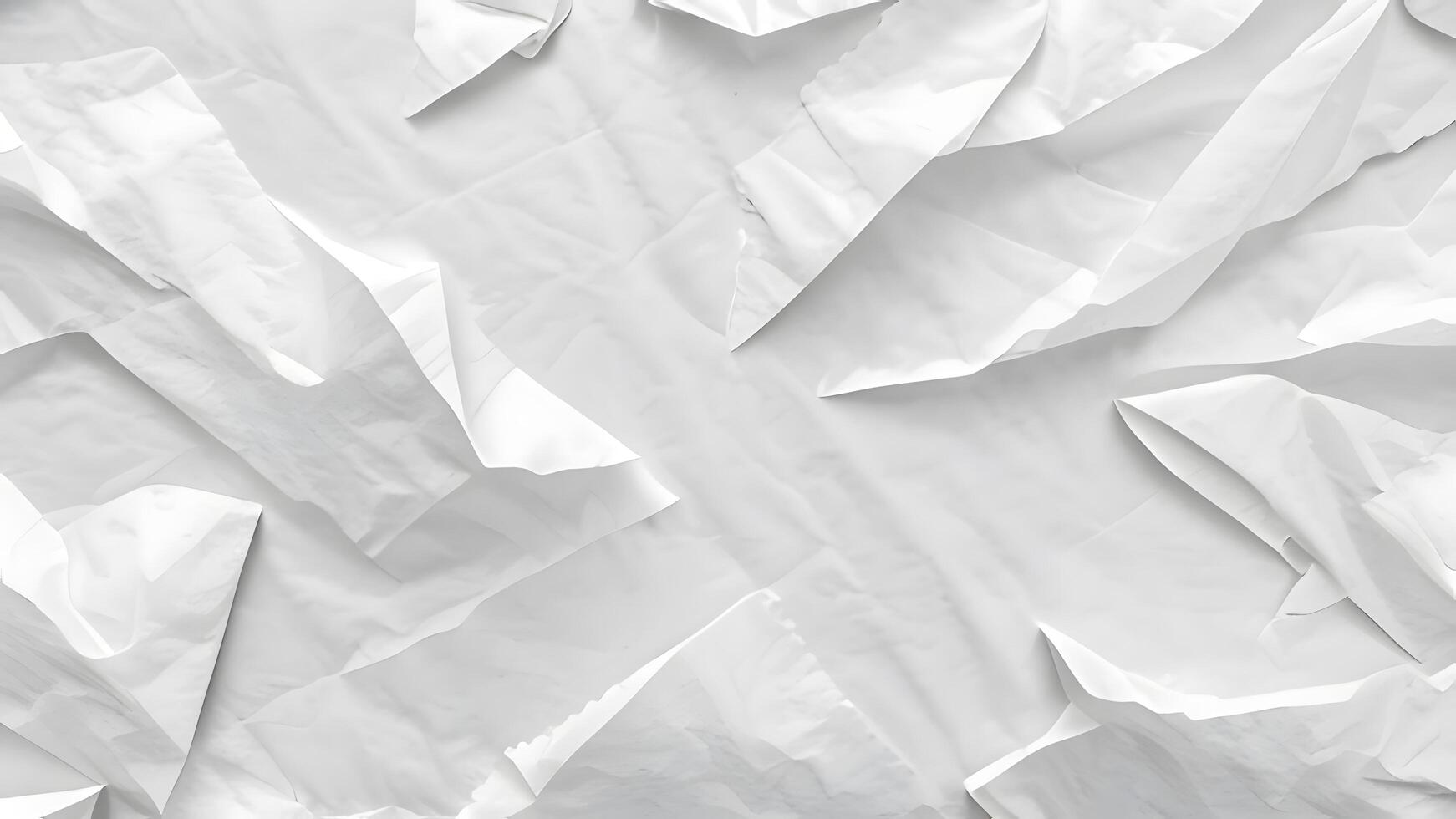 crumpled paper texture in grayscale photo