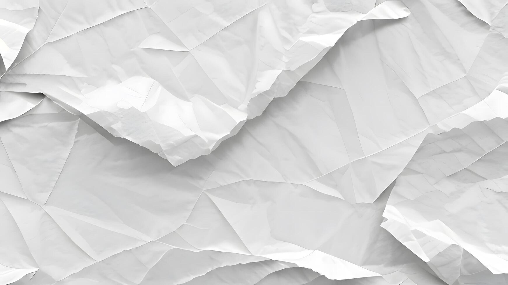 crumpled paper texture in grayscale photo