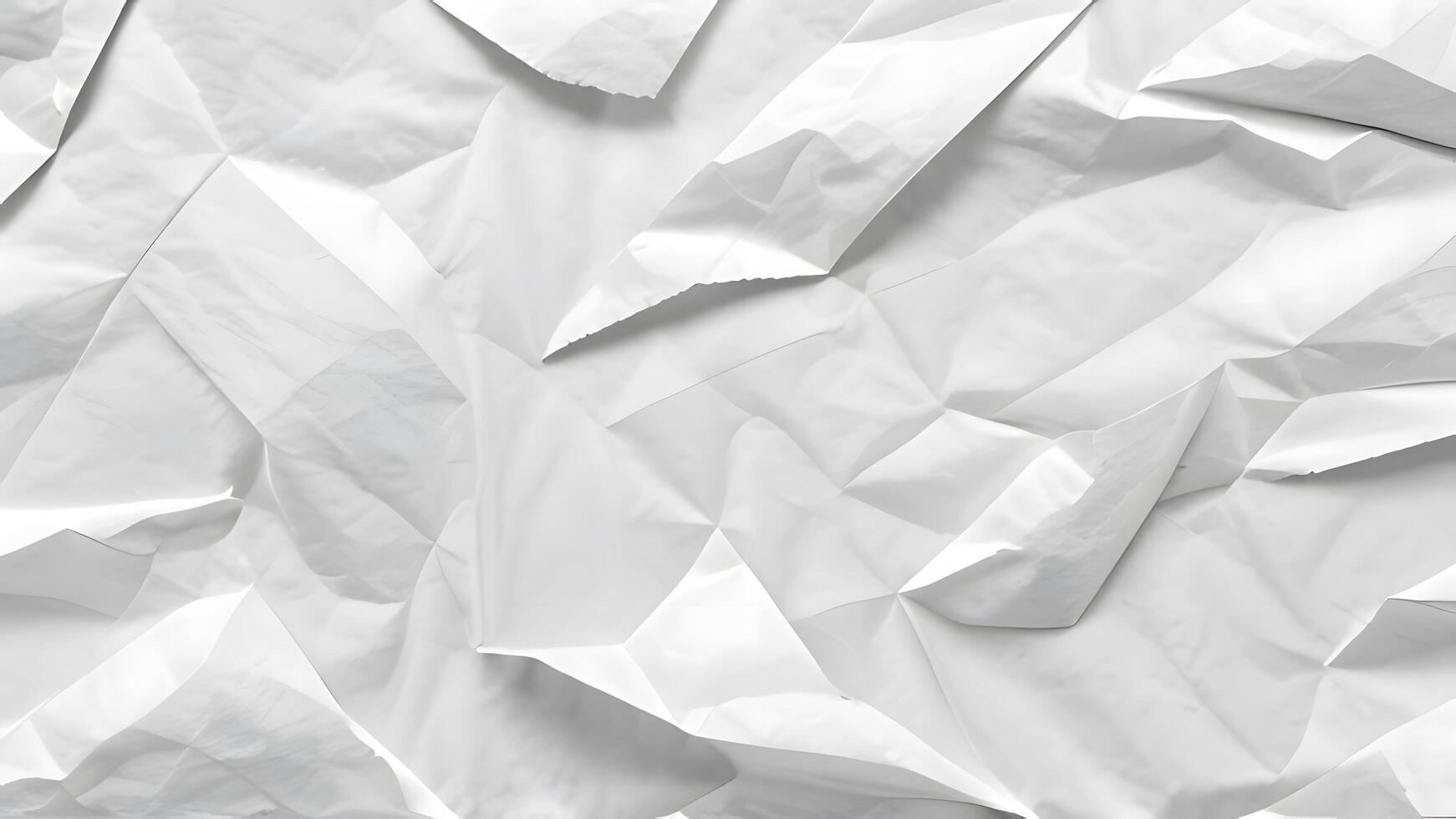 crumpled paper texture in grayscale photo