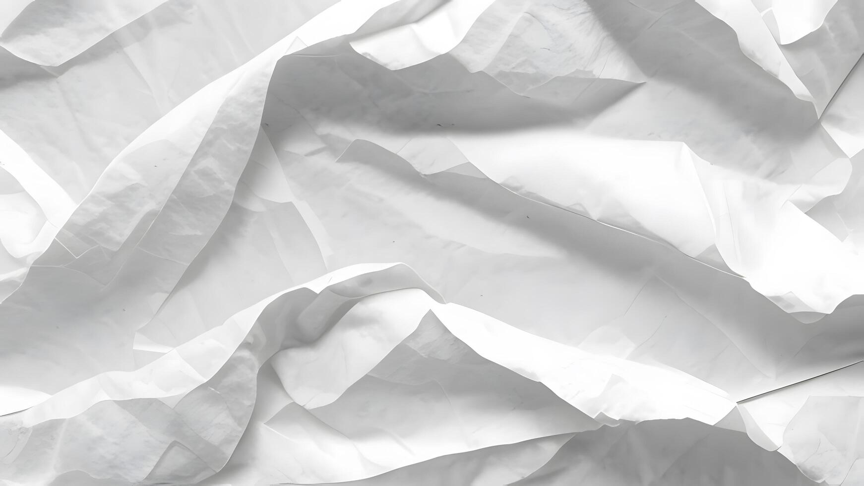 crumpled paper texture in grayscale photo