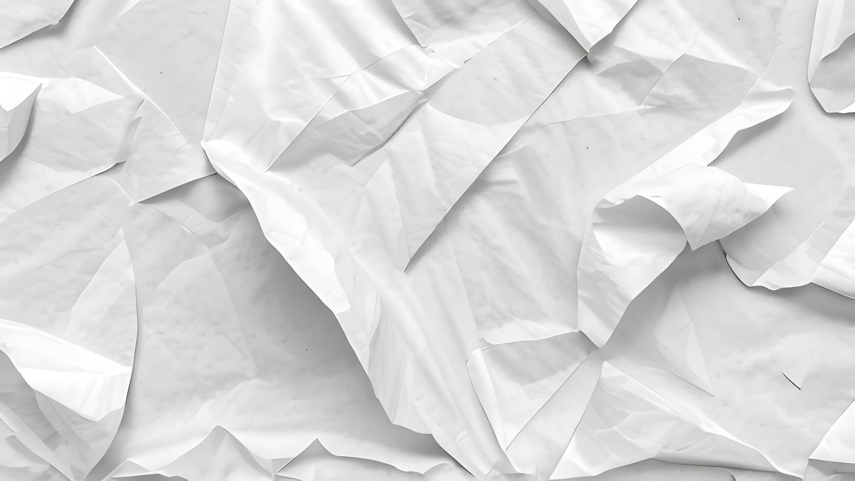 crumpled paper texture in grayscale photo