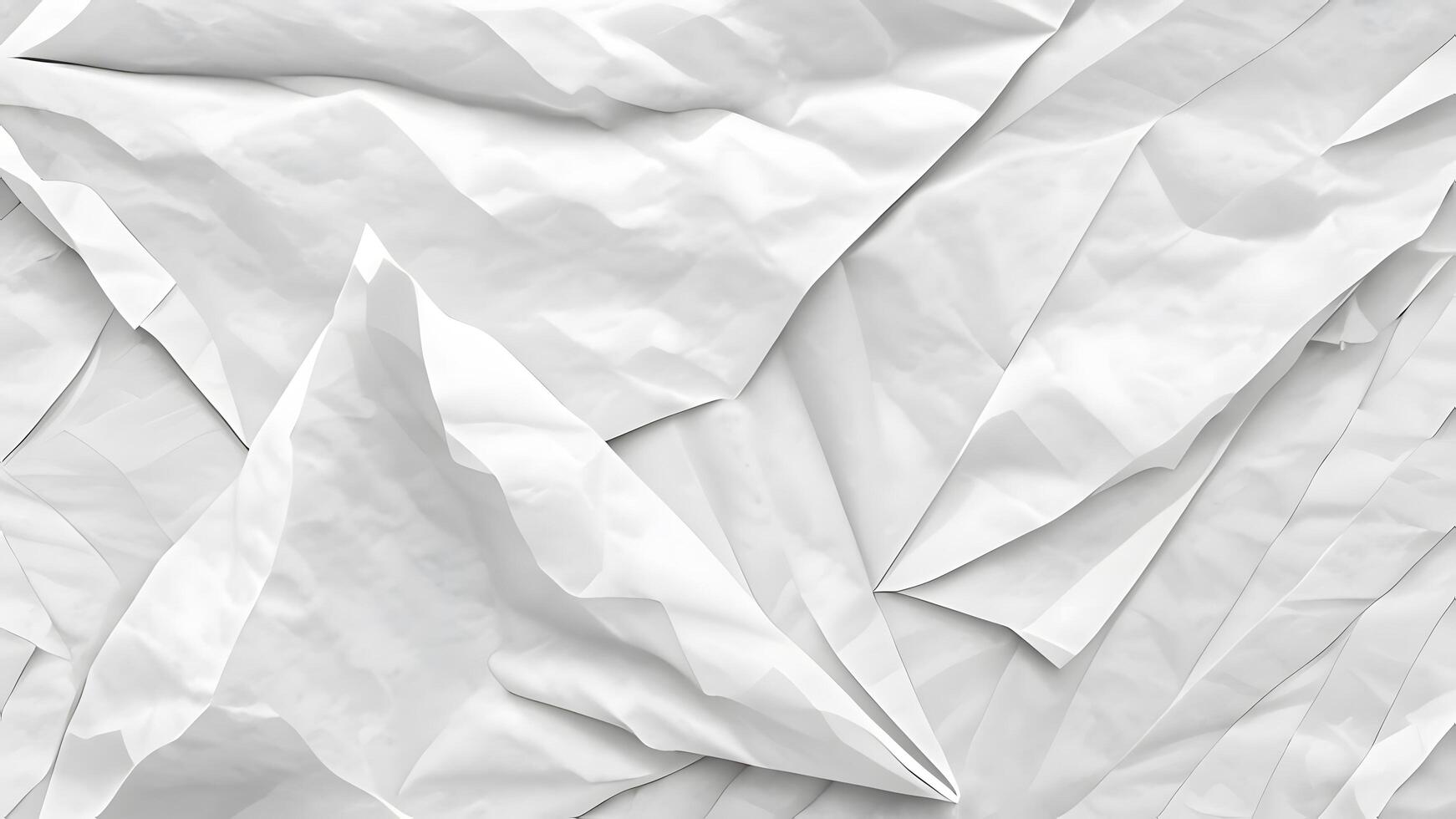 crumpled paper texture in grayscale photo