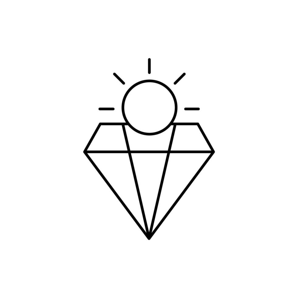 value concept line icon. Simple element illustration. value concept outline symbol design. vector