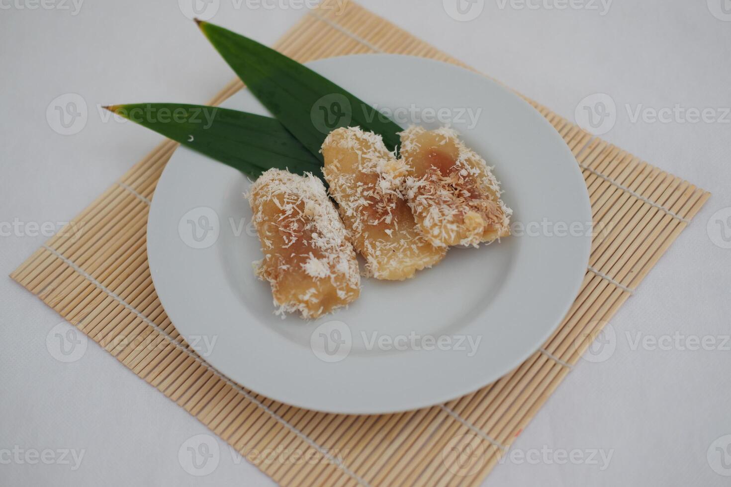 Tiwul is a traditional food from Gunung Kidul which is made from processed cassava photo