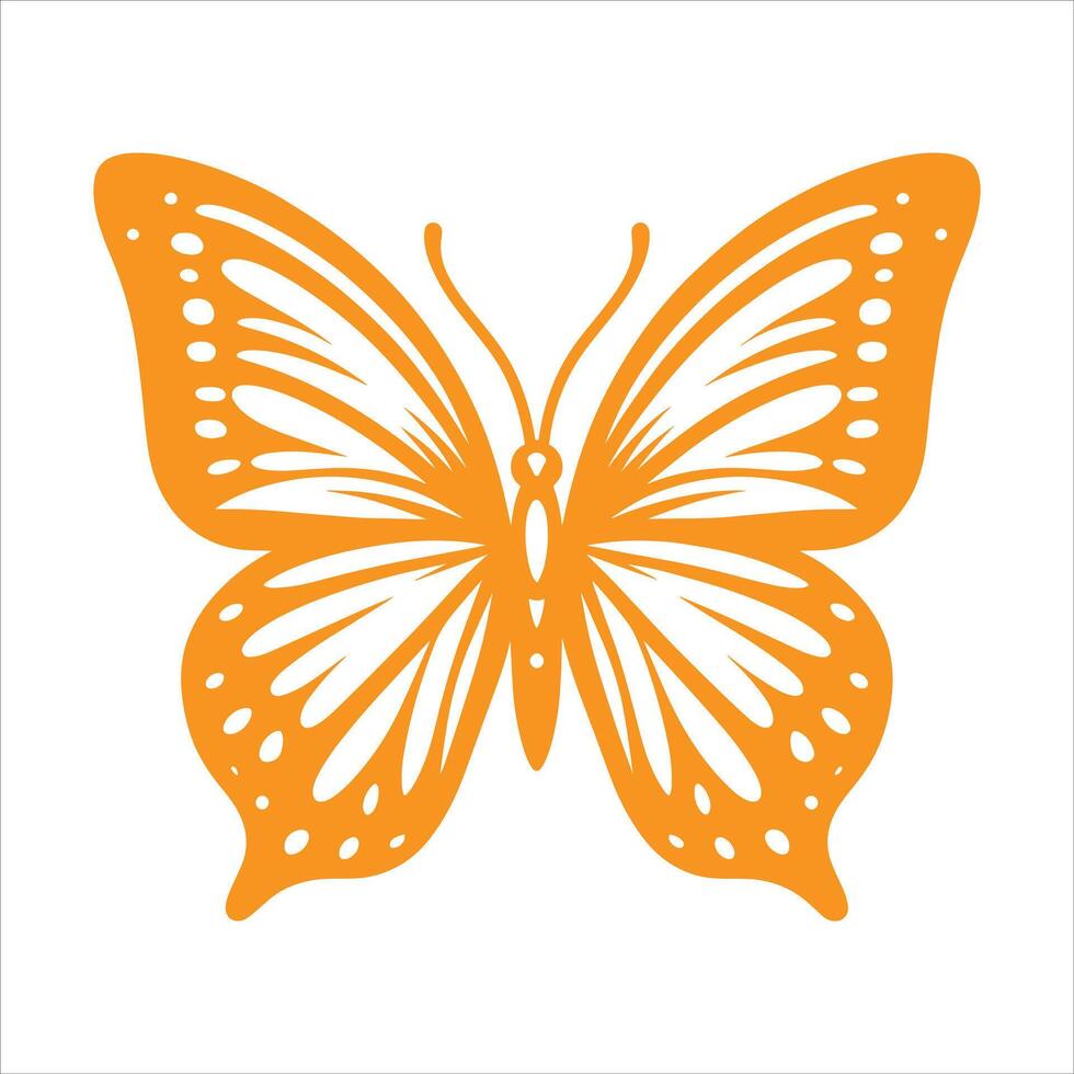 Butterfly Art Design Silhouette Illustration vector