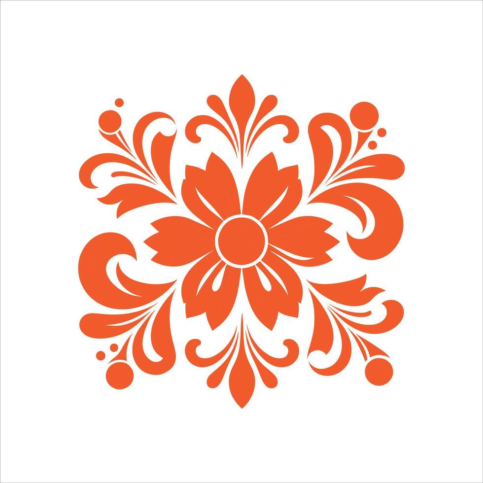 Flower Clipart Minimalist Simple Silhouette vector