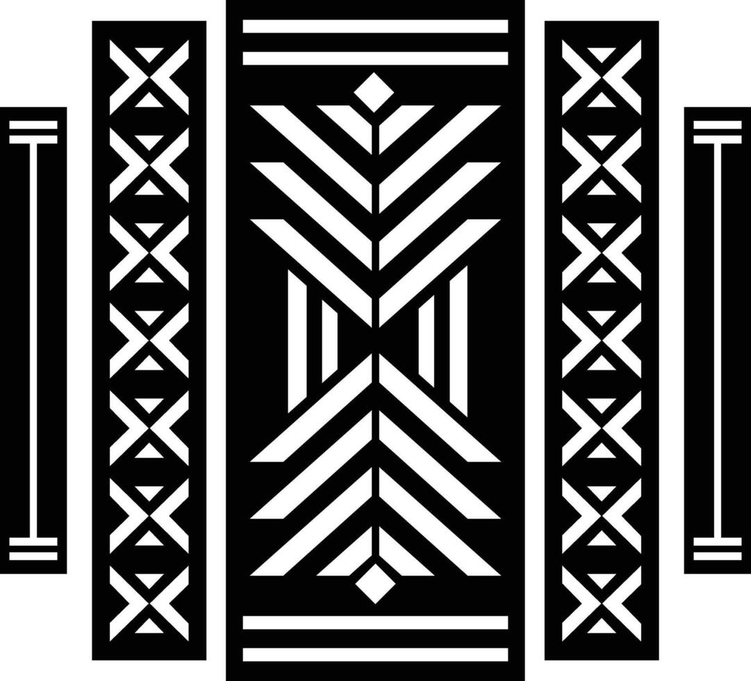 Decorative CNC Laser cutting panels template vector