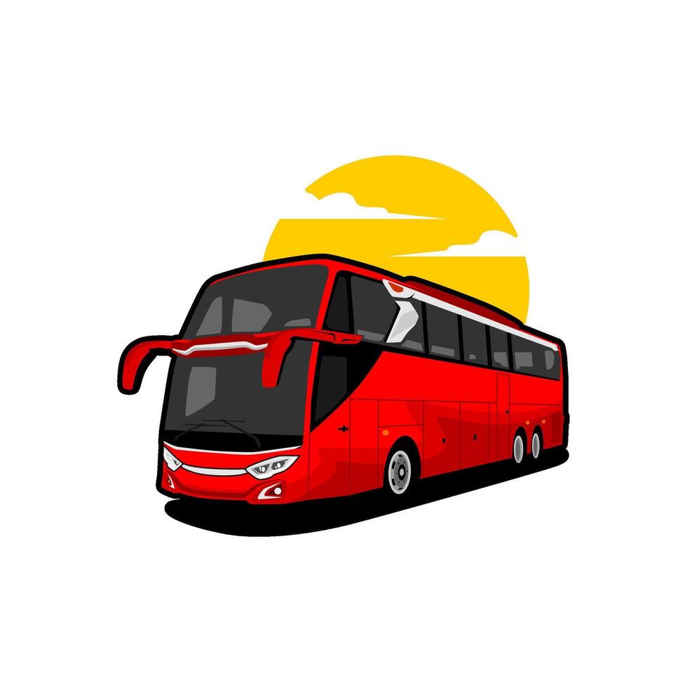 bus transportation car illustration vector