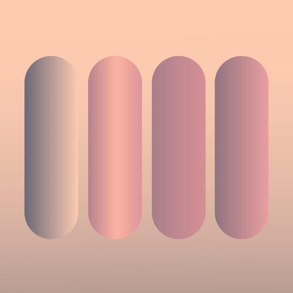 Beautiful gradient color palette catalog samples in colour fit for baby birthday, newborn, tech, child birthday, autumn, ect. vector